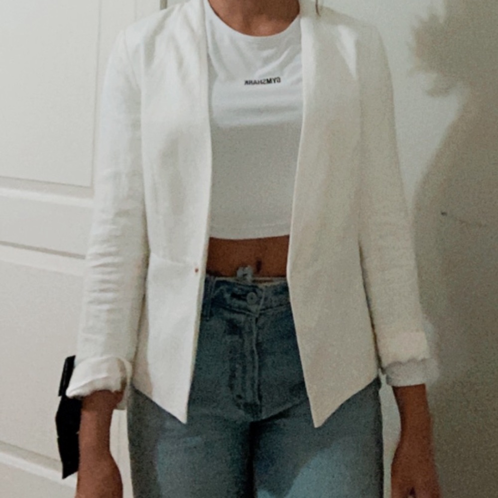 White blazer